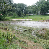 Monday. Same view as previous. The sand in the distance was left behind by the flood waters.