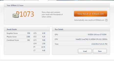 Acer Aspire 5755G-2454G1TMnrs benchmark.2 Acer Aspire 5755G-2454G1TMnrs benchmark.2