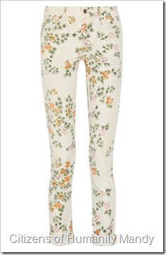 Citizens of Humanity Mandy printed high-rise skinny jeans