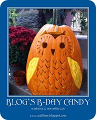 blog bday candy