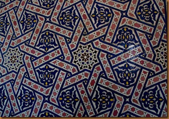 Rabat, tile pattern, tomb of Mahommed VI