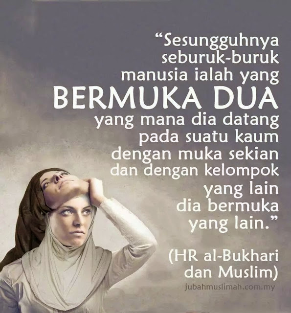 Sweet Rose: ORANG YANG BERMUKA DUA
