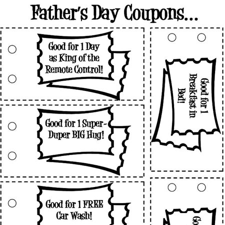 Father's Day Coupons from The Frugal Girls