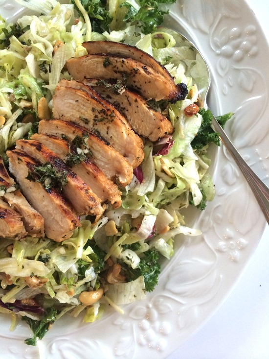 Lemon Garlic Chopped Thai Chicken Salad