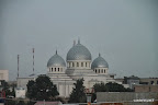 Silver domes of Tashkent's Juma Mosque