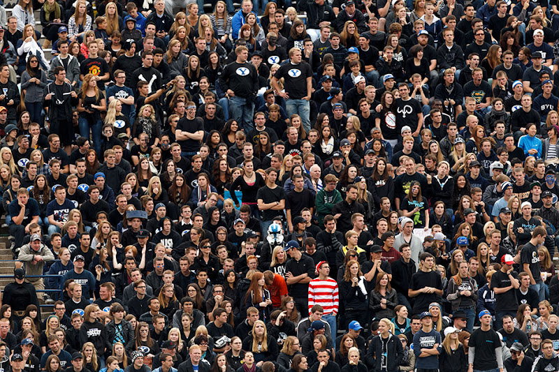 Where's Waldo, BYU football fans