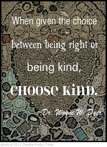 'Choose Kind' photo (c) 2012, Denise Krebs - license: http://creativecommons.org/licenses/by/2.0/