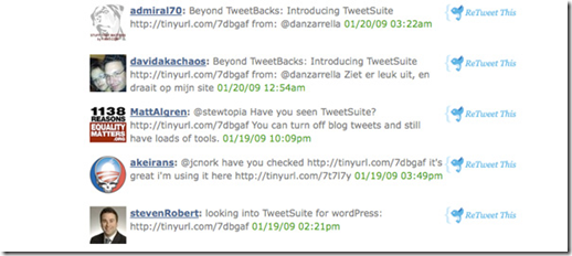 halaman TweetSuite untuk blog website halaman TweetSuite untuk blog website