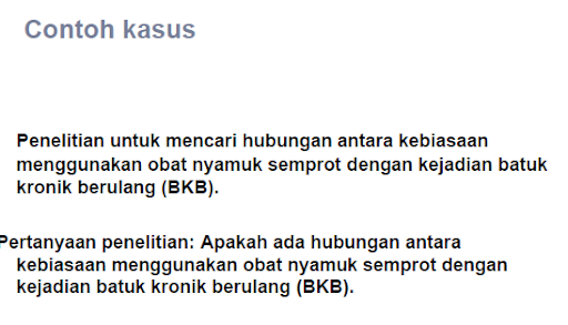 Contoh-contoh sederhana dari rancangan percobaan
