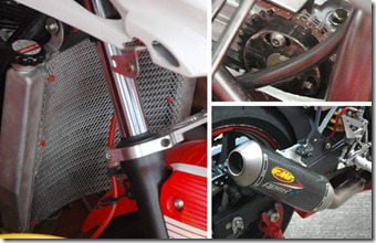 Honda CBR 250R Injection type racing edition - radiator - engine
