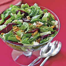 Roasted Beet, Walnut and Romaine Salad
