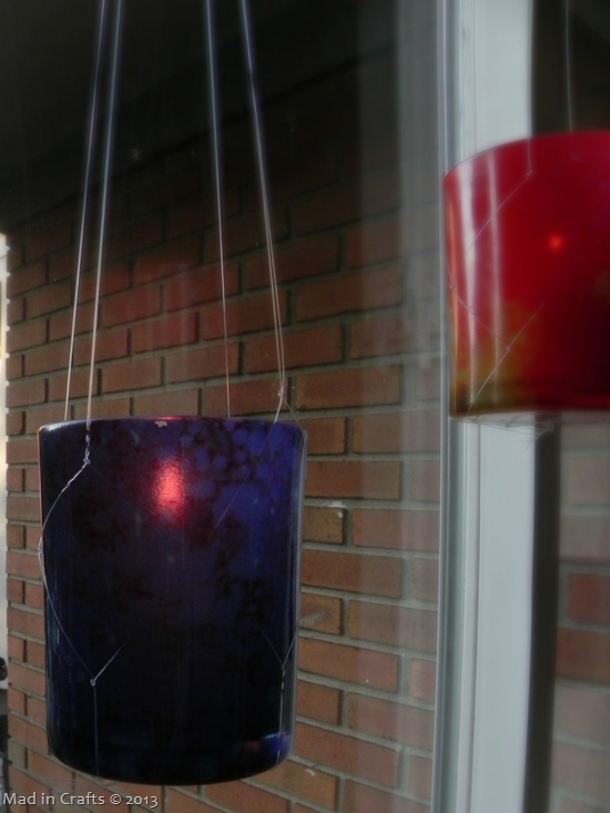 hanging votives with invisible macrame hanging votives with invisible macrame