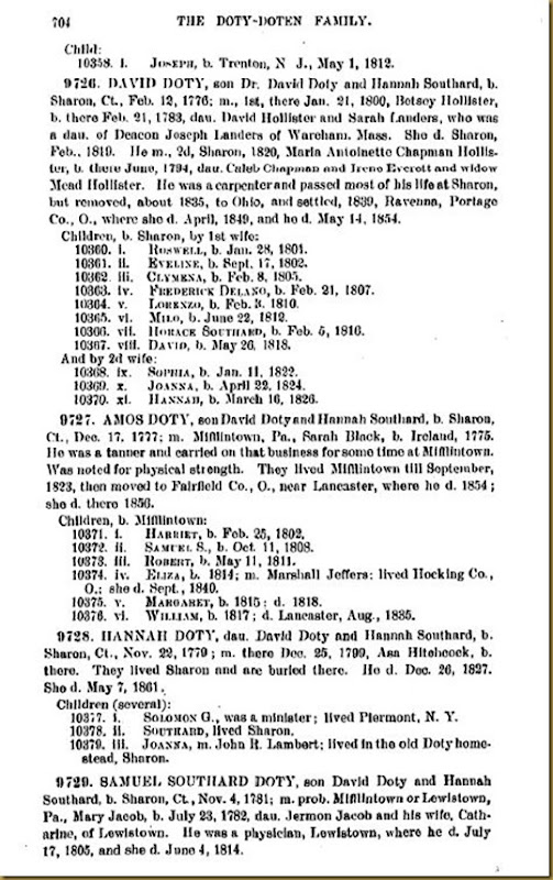 Doty-Doten Family In America-The Family of Joseph Doty79 Doty-Doten Family In America-The Family of Joseph Doty79