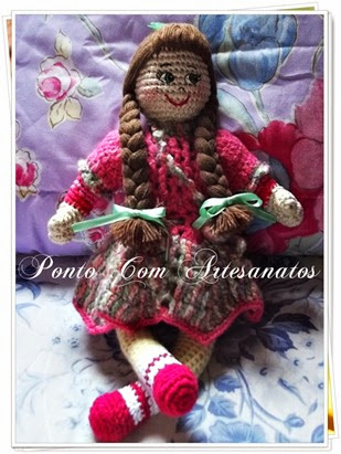 boneca amigurumi