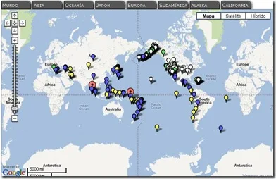 terremotos en el mundo en tiempo real