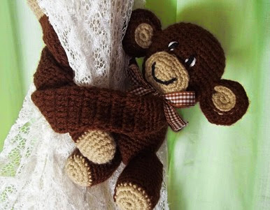 macaco amigurumi