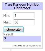 SR Random Winner