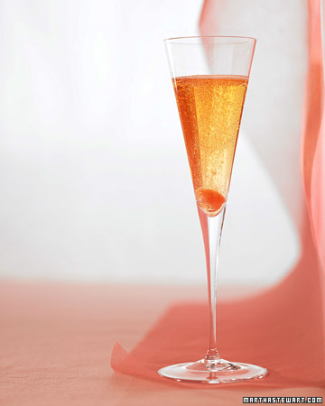 Classic Champagne Cocktail. (marthastewart.com) Classic Champagne Cocktail. (marthastewart.com)
