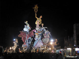 Falla Nou Campanar 2012. Primer premi de la secció especial.