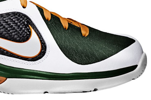 Upcoming Nike LeBron 9 8220Miami Hurricanes8221 Home Edition