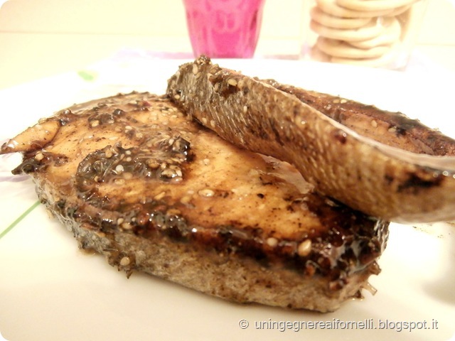 salmone glassato aceto balsamico sesamo salmone glassato aceto balsamico sesamo
