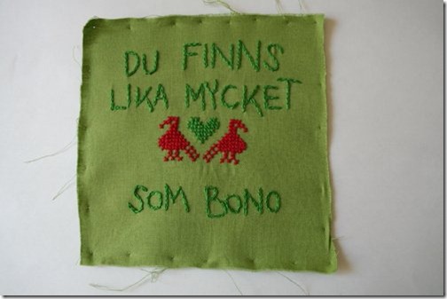 Du finns lika mycket som Bono Du finn lika mycket som Bono