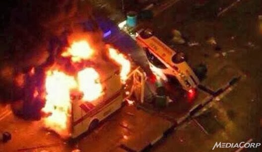 ambulance-on-fire-police ambulance-on-fire-police