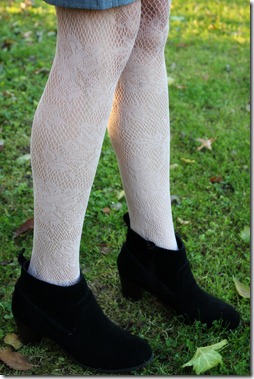 what we wore no nonsense lace tights