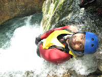 I could not have imagined sliding through a 30feet falls! :O