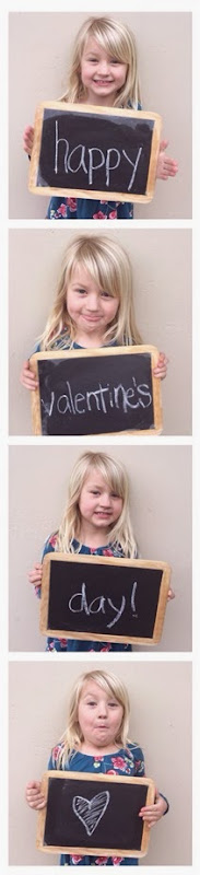 easy photobooth strip DIY #Valentines for #valentinesday