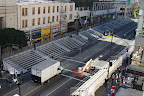 Hollywood Blvd. preparing for a parade