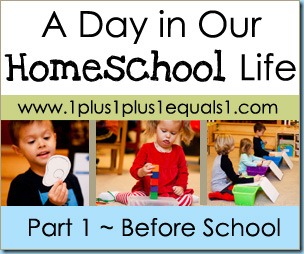 Homeschool Life Button Before School