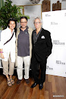 María Marta Pichel, Renato Rita y Rogelio Polesello, artista plástica, crítico de arte y artísta plástico respectivamente, coincidieron en el evento de inauguración. Gentileza: Amalia Achával.