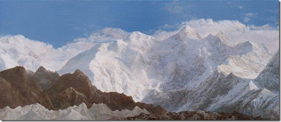 Mountain landscape Gasherbrum Mountain landscape Gasherbrum