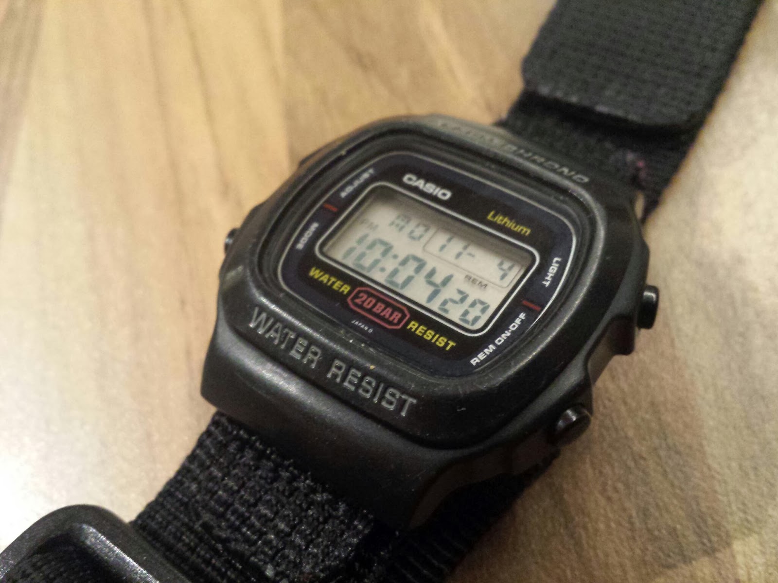 Which Watch Today...: Casio DW-310 LCD watch