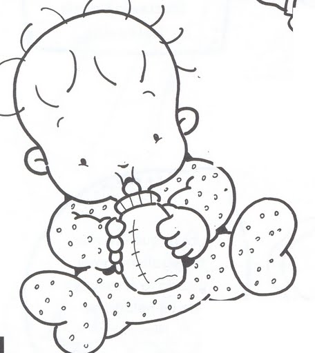Dibujo De Bebé Para Baby Shower Colorear Imagui