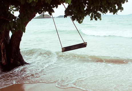 swing over sea