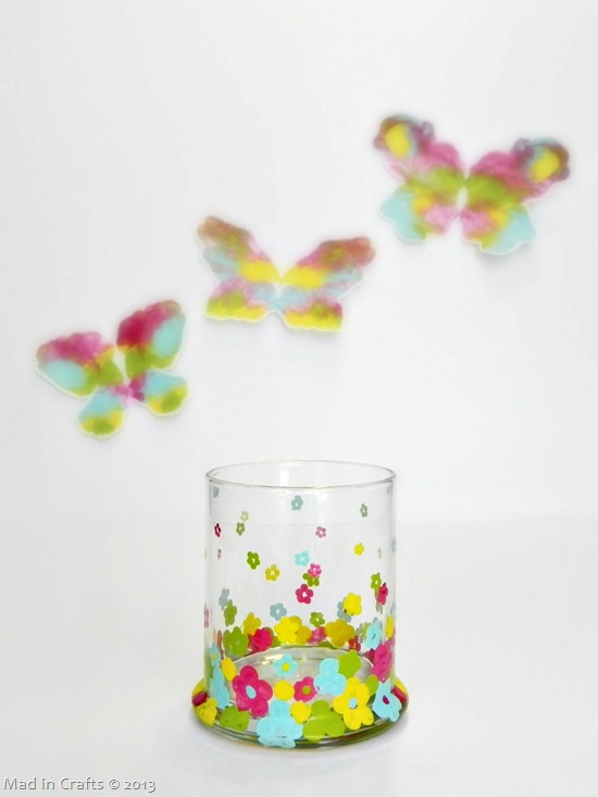 Dip Dot Flower Votive Dip Dot Flower Votive