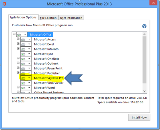 Skydrive Pro Desktop Sync Is Part Of Office 13 Pro Plus Ciaops