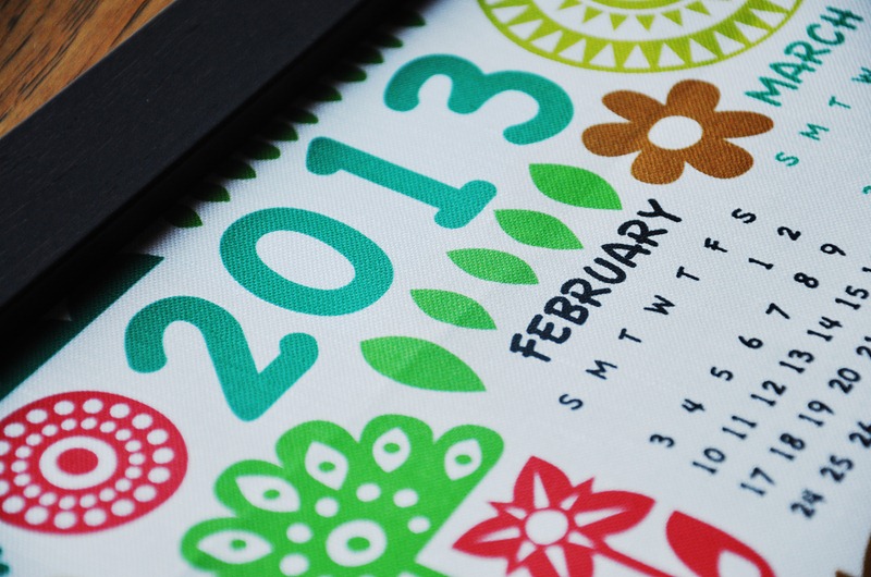 2013 Fabric Calendar at Living with Punks 2013 Fabric Calendar at Living with Punks