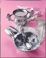 Two Handled Bunny Cup $39.00
Bunny Porringer set $54.00