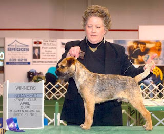 Banks taking Winners Dog at the Eau Claire Show 2008