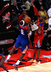 lebron james nba 130217 all star houston 69 game 2013 NBA All Star: LeBron Sets 3 pointer Mark, but West Wins