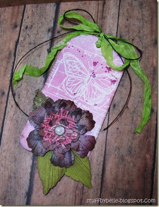 Flower pin tag Flower pin tag