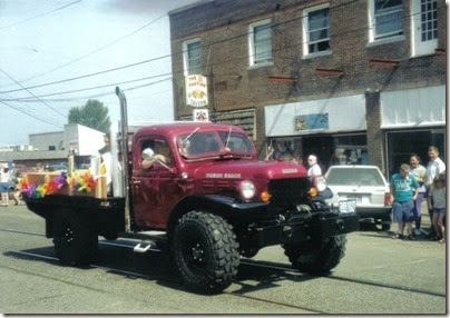 09 1960 Dodge Power Wagon in the Rainier Days in the Park Parade on July 10, 1999
