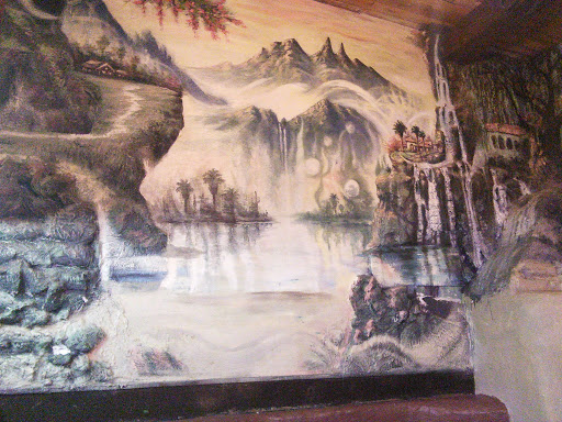 Mexican Waterfall Mural