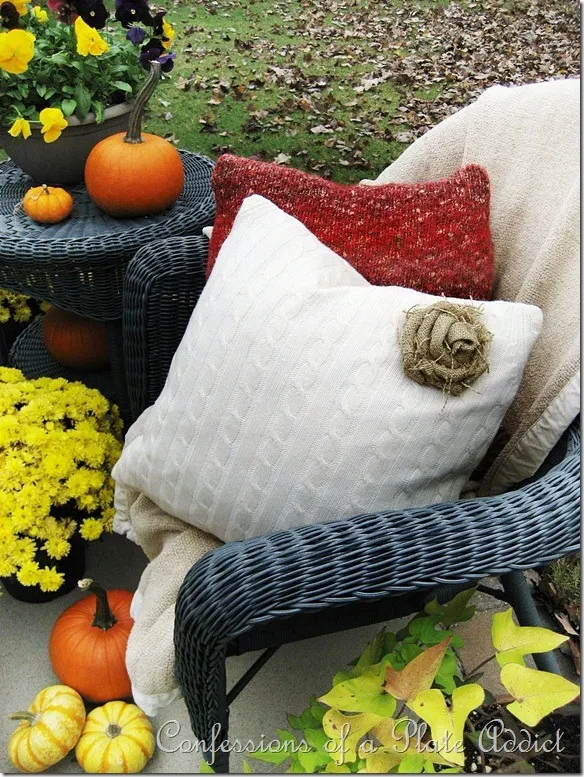 Fall Sweater Pillows