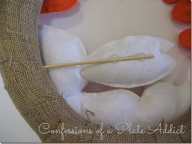 CONFESSIONS OF A PLATE ADDICT No-Sew Bunny and Carrot Wreath tutorial CONFESSIONS OF A PLATE ADDICT No-Sew Bunny and Carrot Wreath tutorial