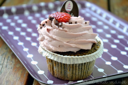Erdbeercupcake Cupcakes Wien