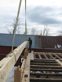 The second plate is lowered into position.